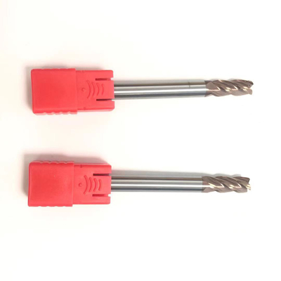 Estremità solida Mills For Steel Hardened Steel della flauto 6mm del carburo di tungsteno 4