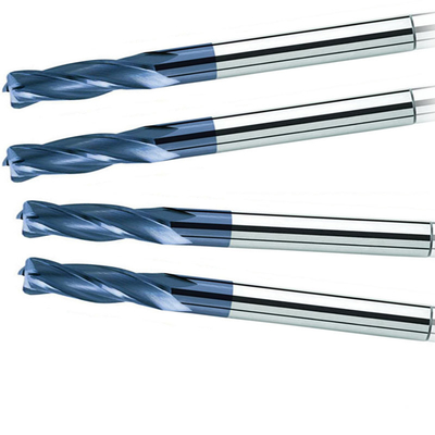 Estremità solida Mills Two Flute del raggio dell'angolo del carburo 6mm R0.5 Hrc65 SX
