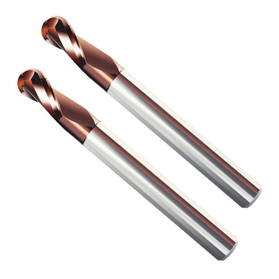 Estremità lunga Mills Solid Tungsten Carbide R5 SX dello stinco di due flauto per acciaio