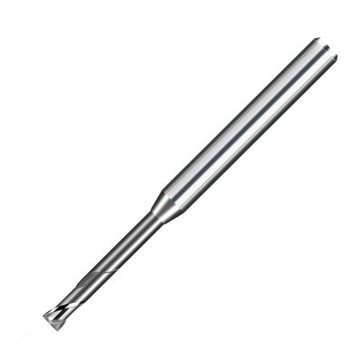 Estremità lunga 3mm di alluminio Mills Tungsten Carbide del collo 2 flauto senza rivestimento