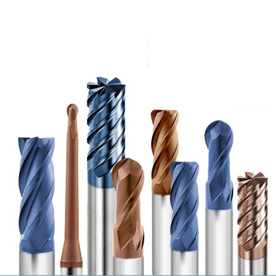 Estremità solida differente Mills For Aluminum /Copper/Steel del carburo di tungsteno