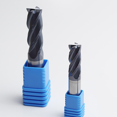 Estremità solida Mills Hrc 60 W del quadrato delle flauto D8 del carburo di tungsteno 4