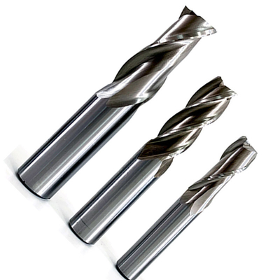 estremità solida Mills For Aluminum del carburo di tungsteno di 8mm