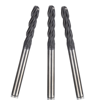 Estremità Mills Solid del naso della palla del carburo di tungsteno della grafite R4