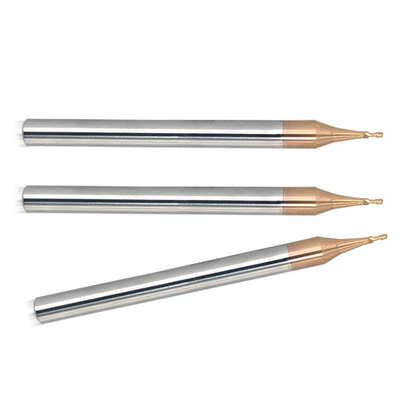 Estremità solida Mills Square Hrc 55 del carburo di tungsteno 0.5mm