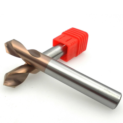 Due trapano del punto dei trapani di carburo di tungsteno delle flauto 4mm per i trapani d'acciaio