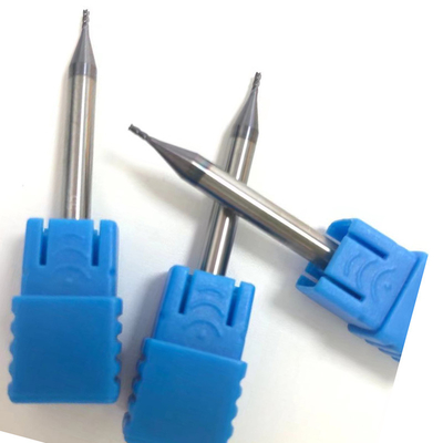 2 acciaio solido di Mills For Steel For Hardened dell'estremità del carburo di tungsteno della flauto D0.6