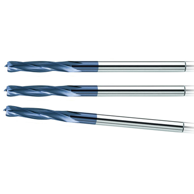 2 estremità d'angolo Mills Hrc del raggio del mulino di estremità del carburo delle flauto 4mm R0.5 65 SX