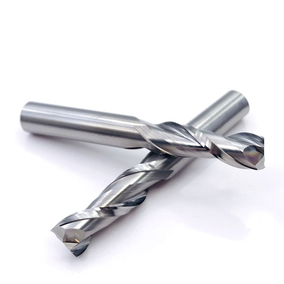 Estremità lunga quadrata Mills For Aluminum della flauto delle flauto 8mm del carburo di tungsteno 2